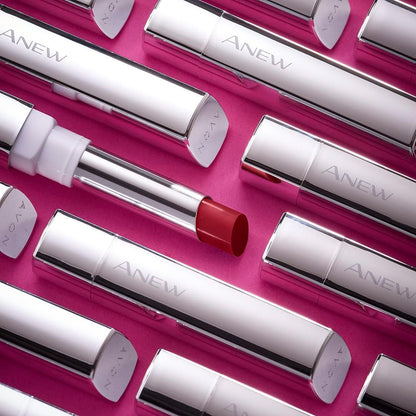 Anew Revival Serum Lipstick Blossoming Pink, with Moisturising Glycerine for Long Lasting Hydration