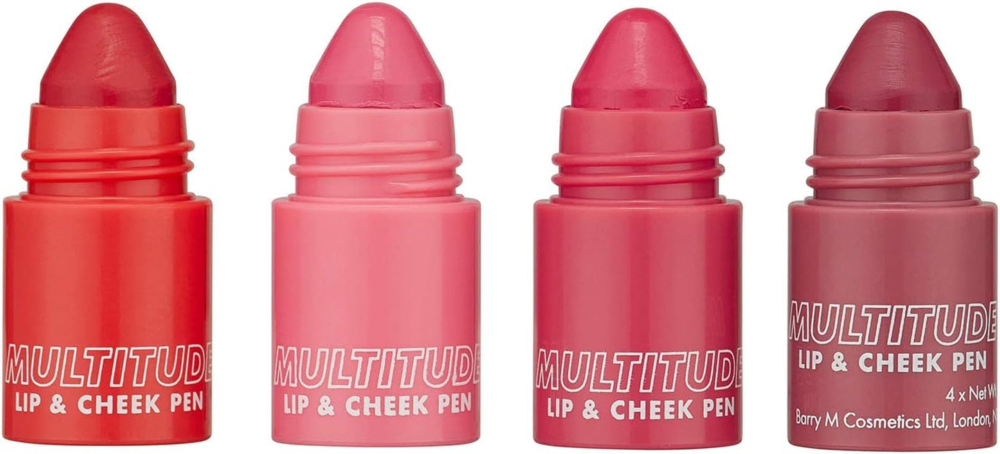 Cosmetics Multitude Lip & Cheek Pen, Mix and Match Colour Stain in Shade Pink, Sweet Darling