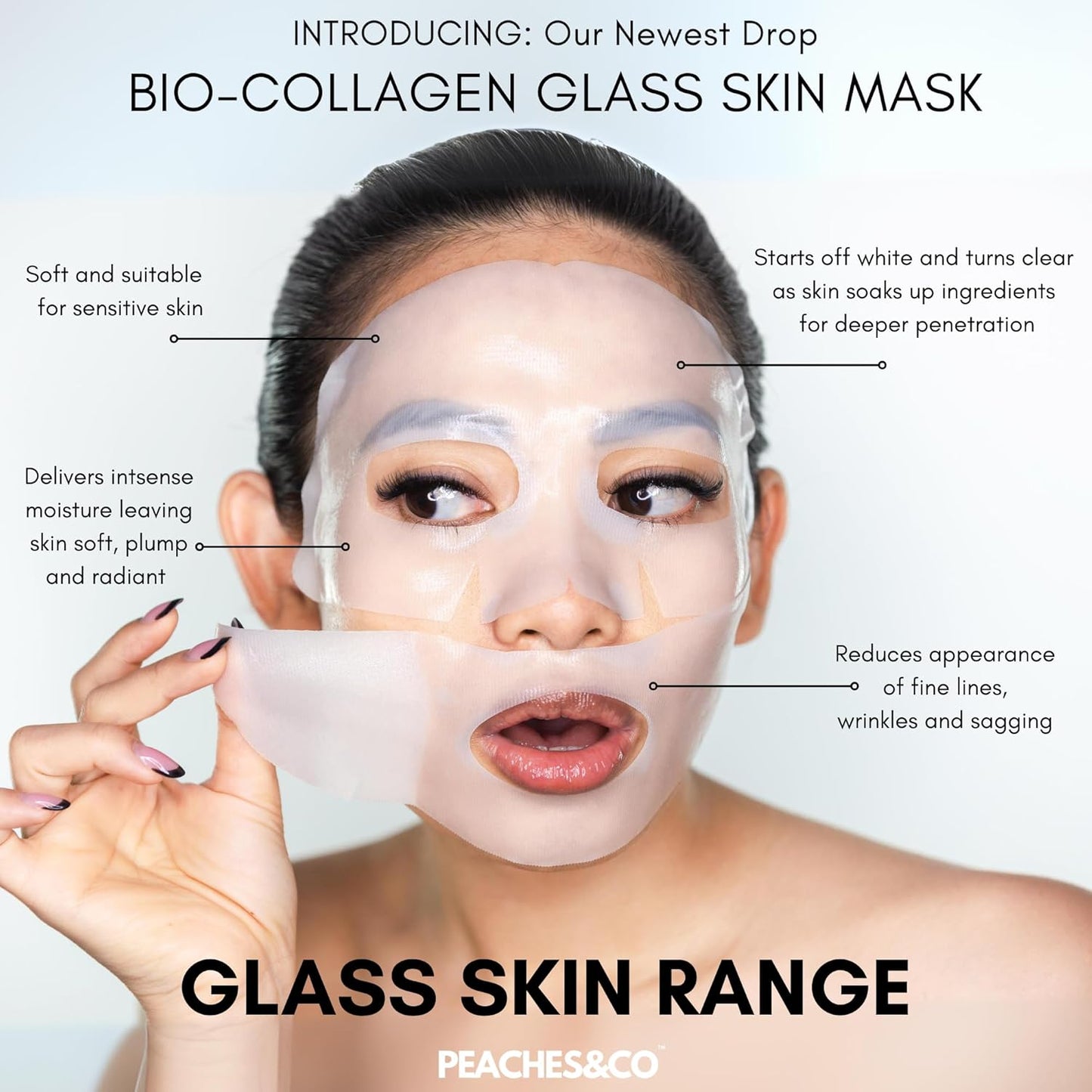 Bio-Collagen Overnight Face Mask | K-Beauty | Korean Skin Care Mask | Glass Skin | Deep Hydrating | Firming Mask | Pore Minimising | Collagen