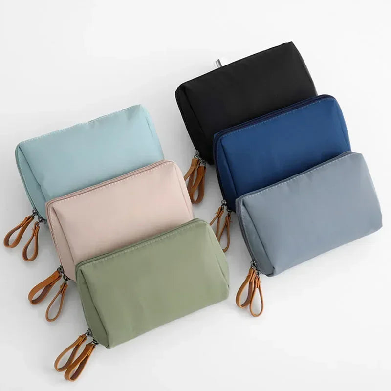 Korean Lipstick Cosmetic Bag Women Fashion Waterproof Travel Makeup Small Bag Cute Lady Clutch Make up Toiletry Pouch