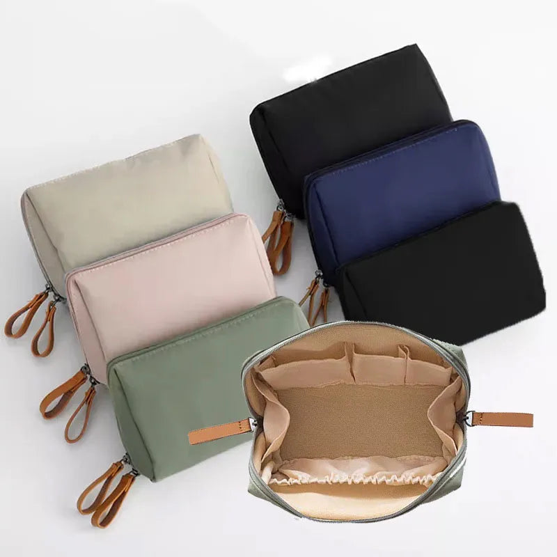 Korean Lipstick Cosmetic Bag Women Fashion Waterproof Travel Makeup Small Bag Cute Lady Clutch Make up Toiletry Pouch