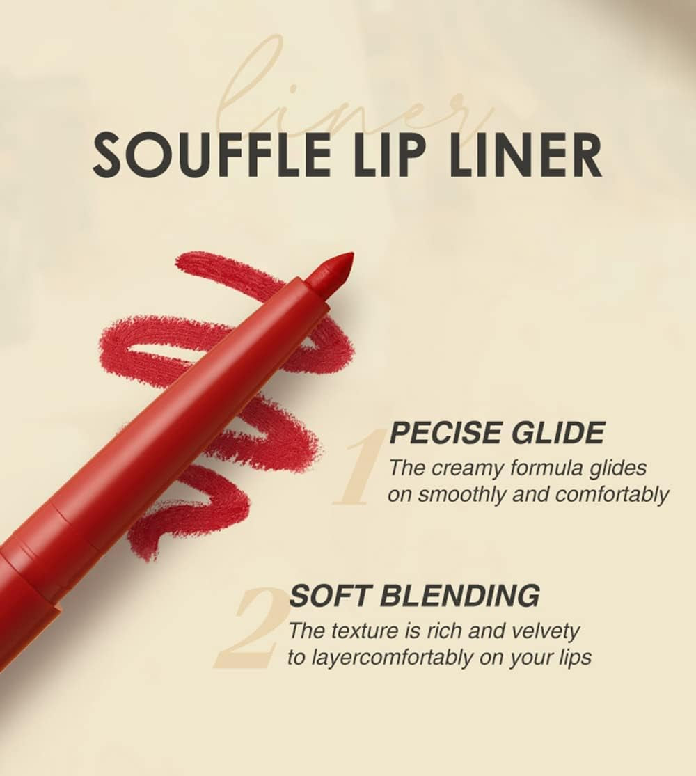 12 Pcs Liquid Lipstick Lipliner Set Nude Lipliner Matte Lipstick Long Lasting Non-Fading Waterproof Lip Glosses Makeup Set Gift for Women (Set C)