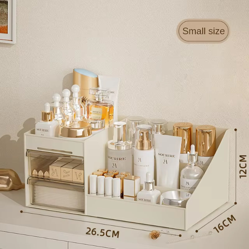 1PCS Cosmetic Organizer Desktop Organizer Shelf Dormitory Organizer Drawer Bedroom Cosmetic Organizer Cosmetic Display Case