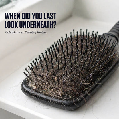 Brushvibe™ — Rake Out Tangled Hair and Scrub the Grime from Every Brush