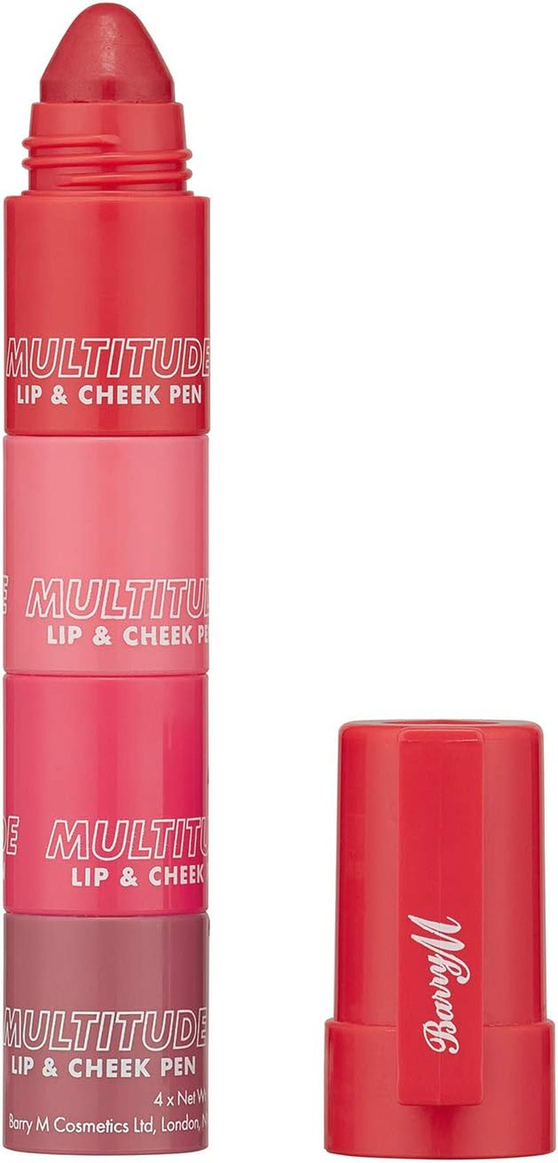 Cosmetics Multitude Lip & Cheek Pen, Mix and Match Colour Stain in Shade Pink, Sweet Darling