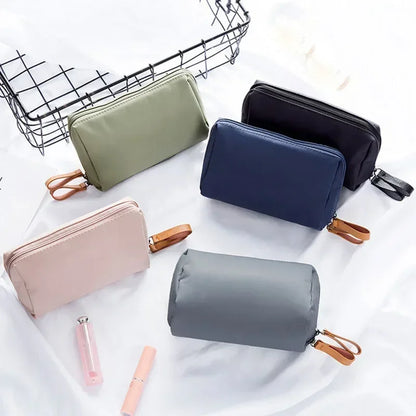 Korean Lipstick Cosmetic Bag Women Fashion Waterproof Travel Makeup Small Bag Cute Lady Clutch Make up Toiletry Pouch