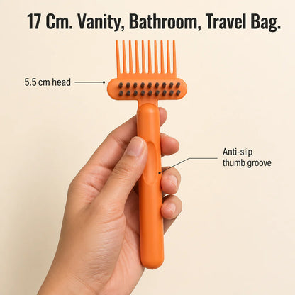 Brushvibe™ — Rake Out Tangled Hair and Scrub the Grime from Every Brush