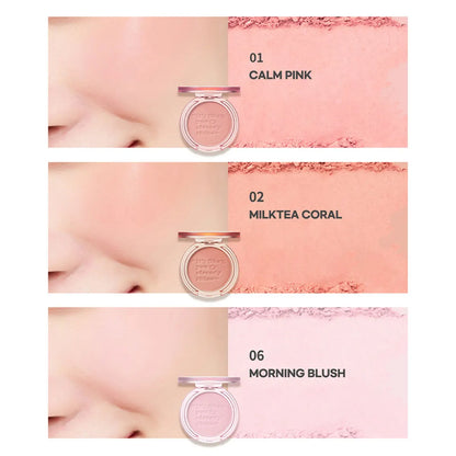 PURE BLUSHED SUNSHINE Cheek,Natural Healthy Glow,Luxury Makeup,Soft-Focus Matte Finish,Korean Cosmetic,Korean Makeup